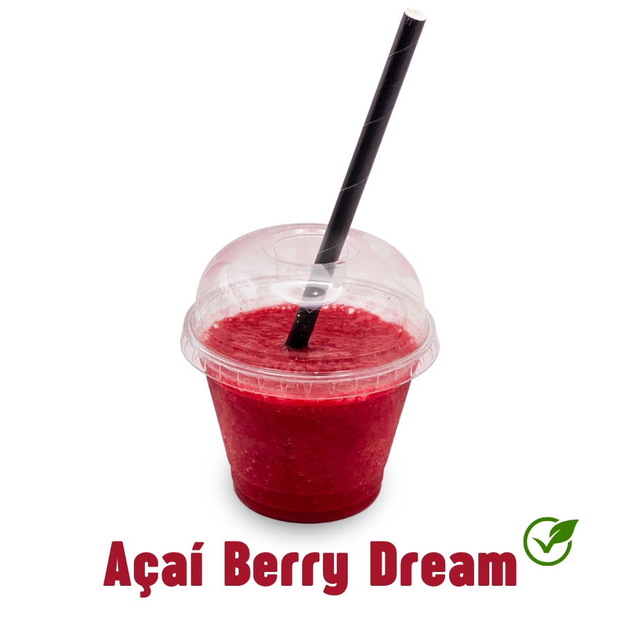 Açaí | Erdbeere | Heidelbeere | Mango (250ml) | € 4,80